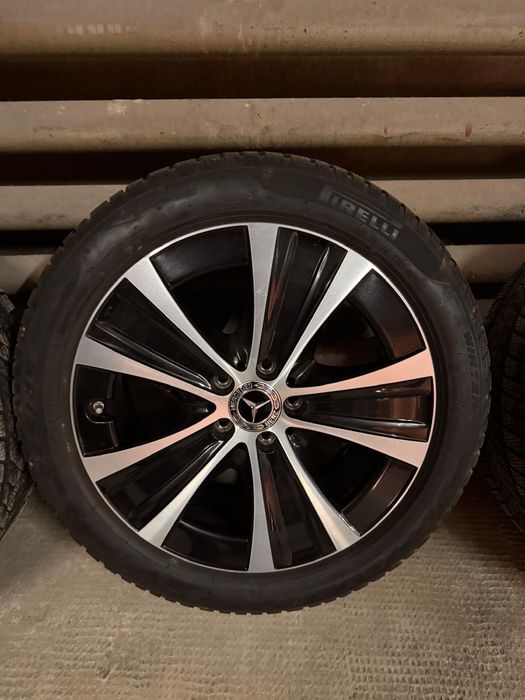 Jante Mercedes E Class originale, cu cauciucuri de iarna Pirelli  W213