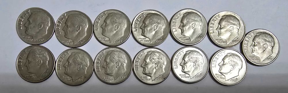 Монеты США - 63 шт.