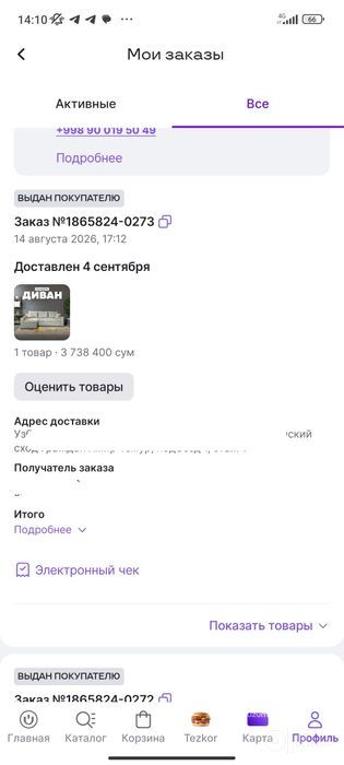 Divan Диван woodline