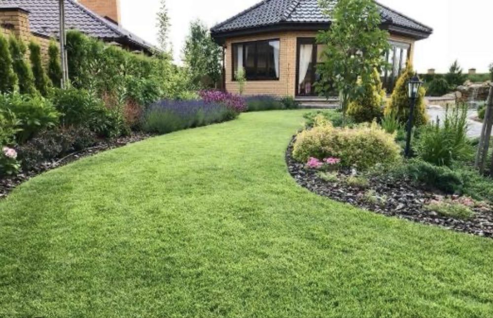 Газон ландшафт автополив