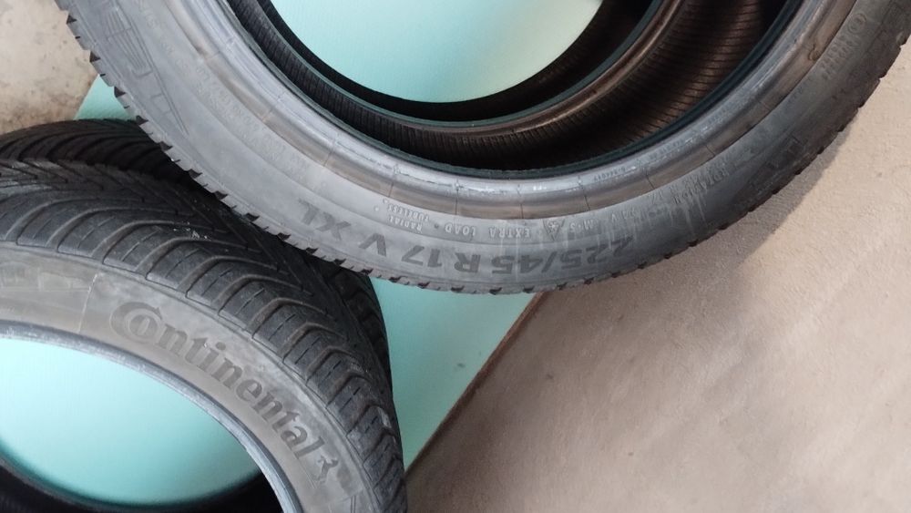 4бр.гуми225/45r17 continental al season contact Xl