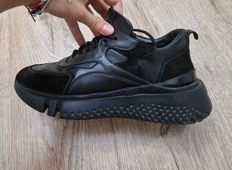 Adidasi piele si piele vitel Anna Cori