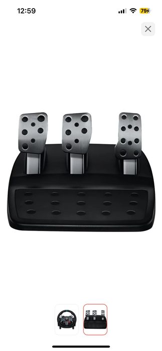 Продам игровой руль с педалями