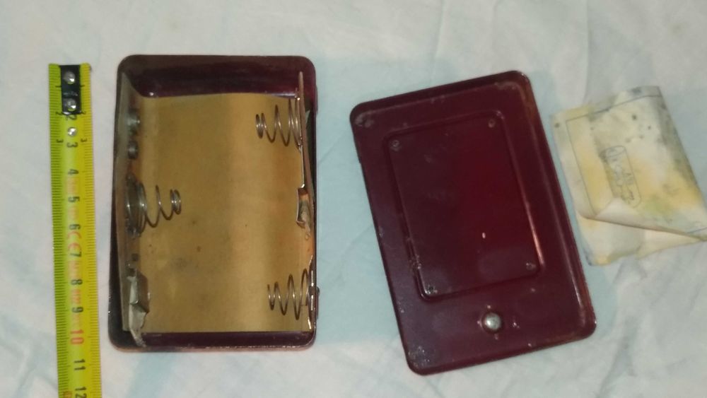 Cutie retro vintage baterii aparat de ras philips