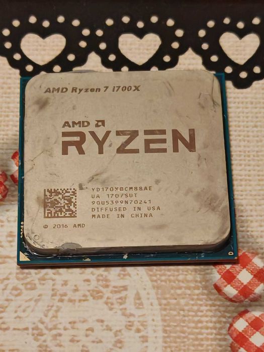 Процесор AMD Ryzen 7 1700X – мощен 8-ядрен процесор, перфектна работа