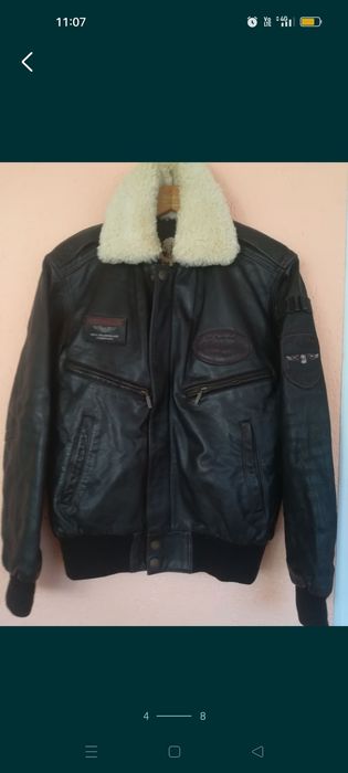 Geacă piele bărbați Alessandro Aviator M