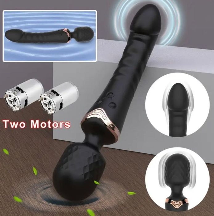 Електрически масажор за тяло със силиконово покритие