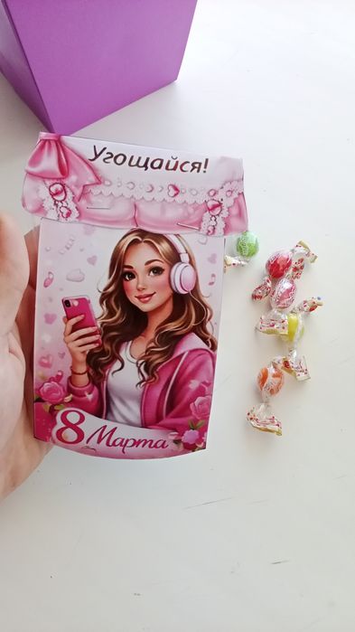Сладкие сувениры к 8 марта