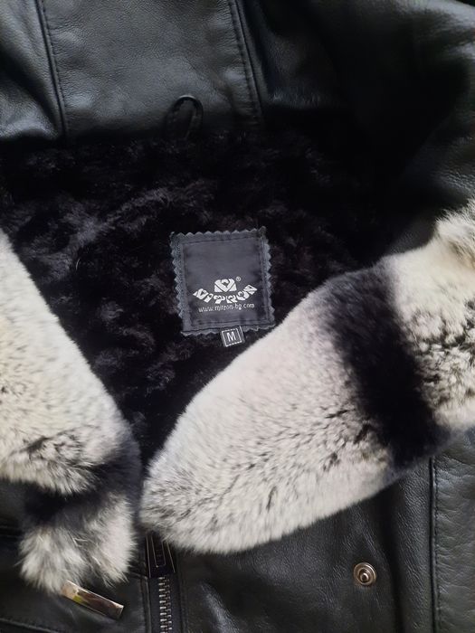 Кожена дамска шуба