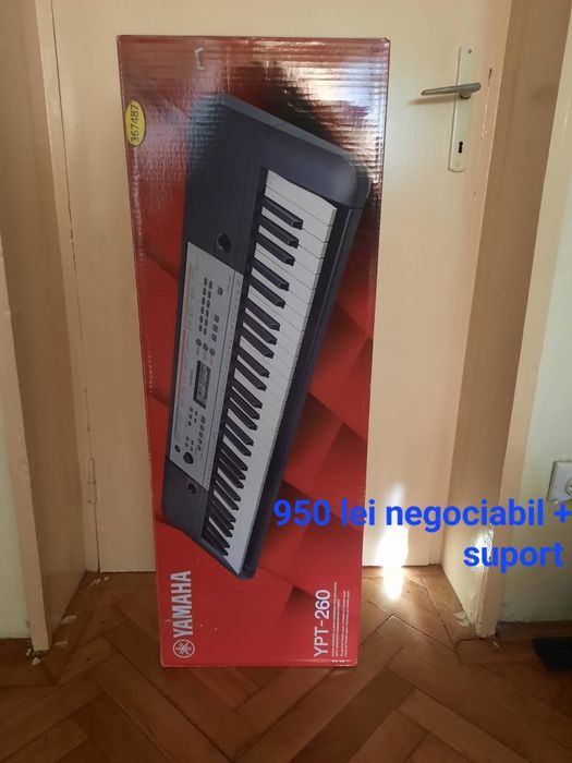 Vând urgent orgă Yamaha YPT-260 nouă
