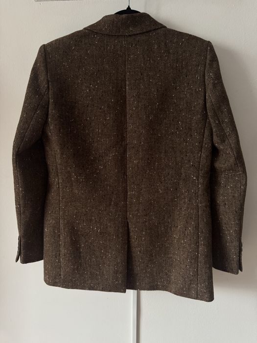 Коричневый блейзер Zara, S размер
