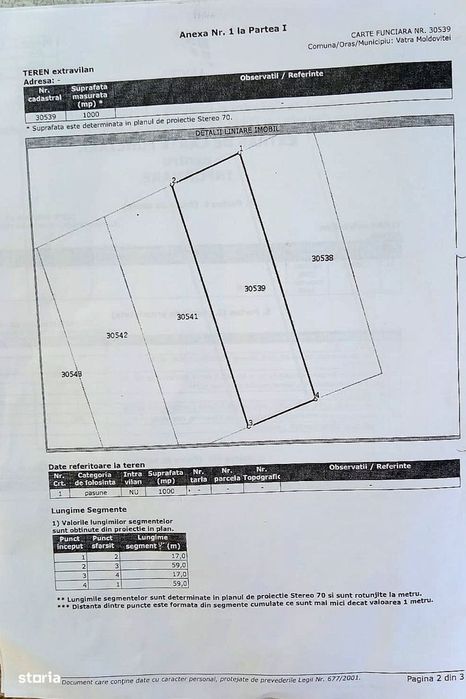 TEREN INTRAVILAN 2000 mp – 32 m la drum – Acces DN17A, BUCOVINA!