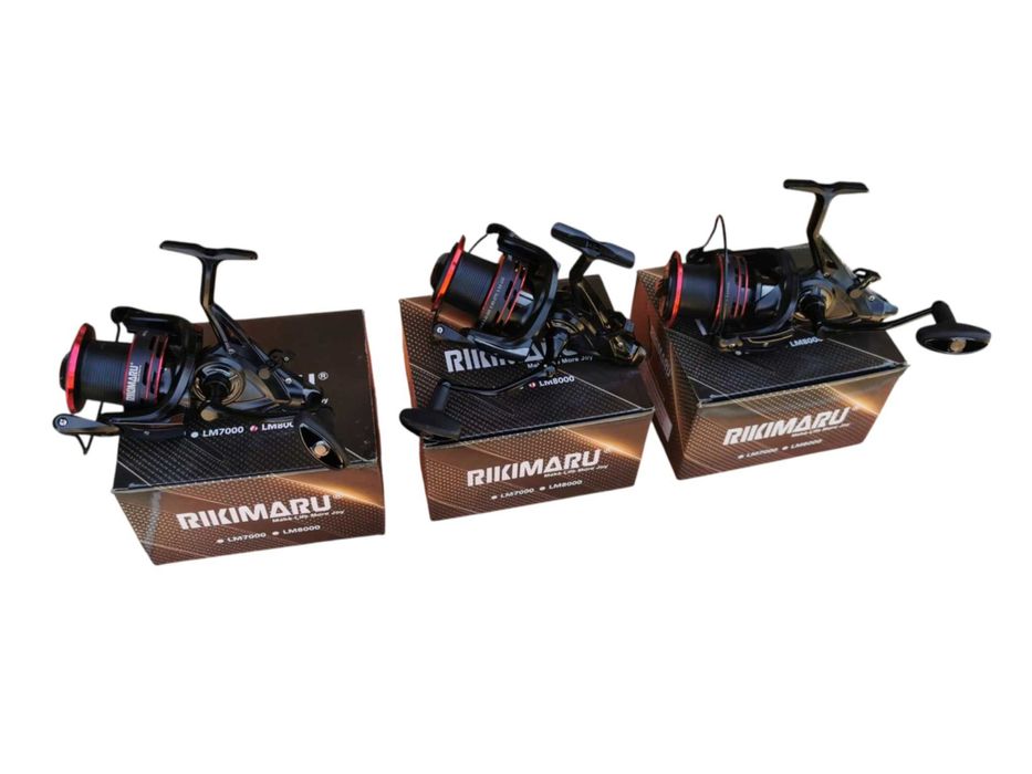 Три шарански макари с двоен аванс и 9 лагера LM 8000