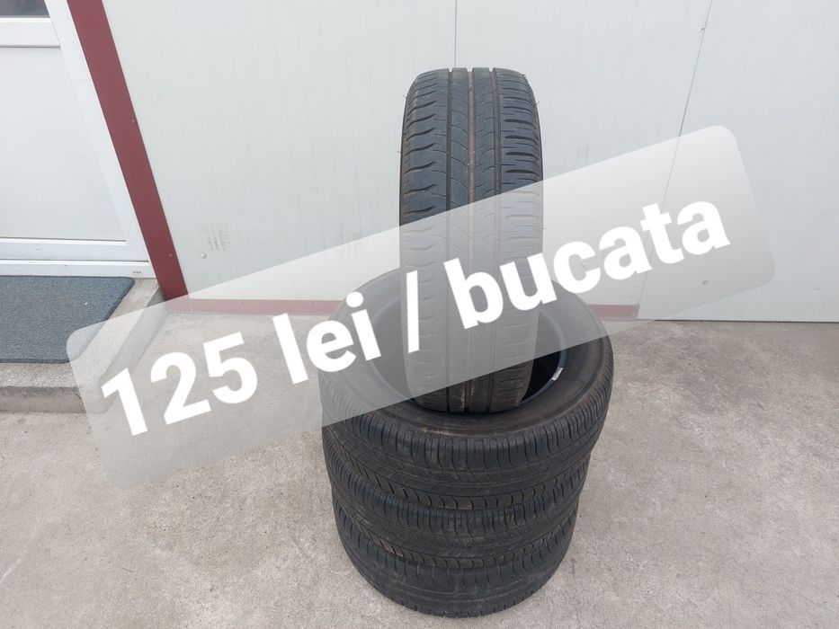 125 lei bucata! Set anvelope vara 195 55 16 Michelin! 7 mm
