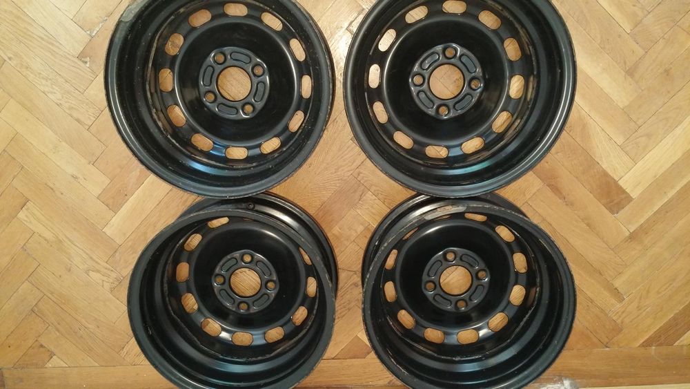 Set 4 Jante Tabla 14 inch 4x108 Ford Fiesta / Fusion / Mazda 2