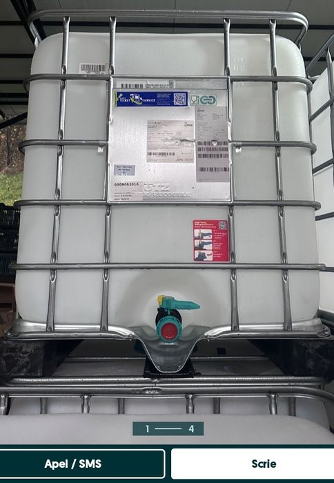 Bazine ibc 1000L butoaie tabla detașabile