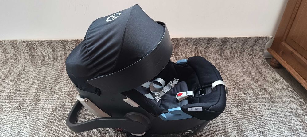 Scoică auto Cybex Aton M 0-13 kg + adaptoare cărucior Cybex