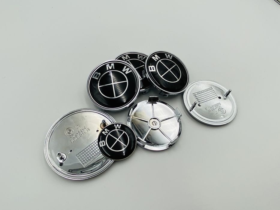 Set Embleme BMW negru full 7 bucati