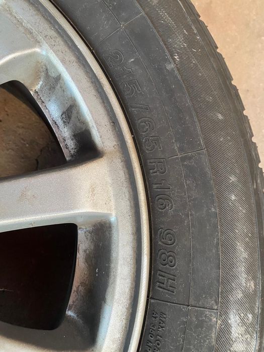 Set 4 roți complete Mitsubishi 215/65R16 98H cauciucuri de vară