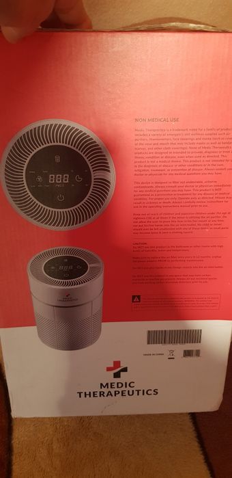 Filtru purificator de aer cu ionizare