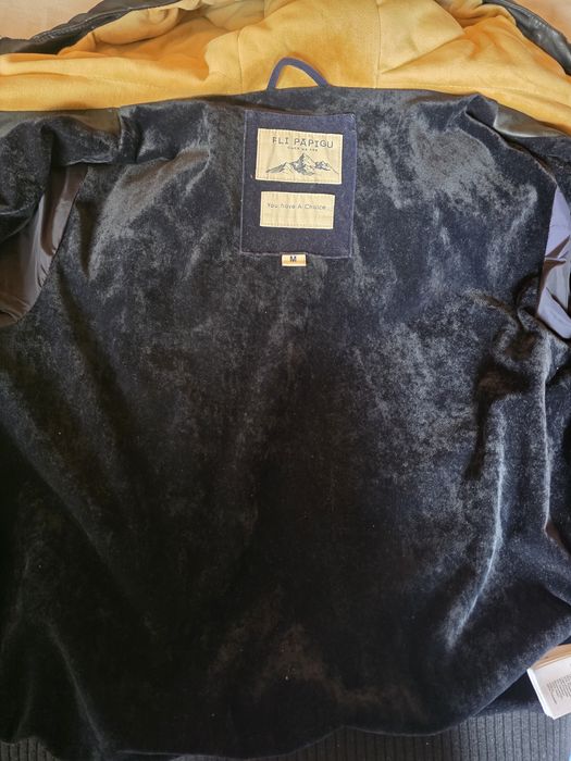 Кожено Яке с качулка FLI PAPIGU