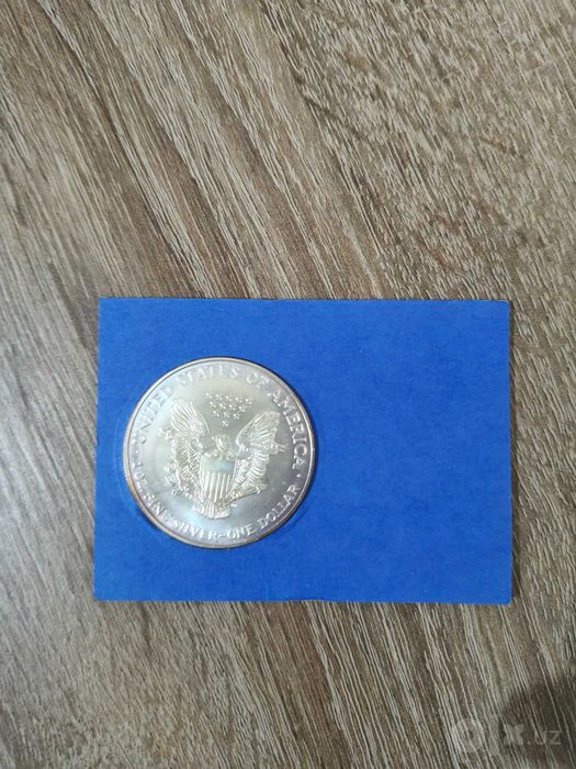 Серебряная монета American Eagle 1 доллар 1997 (Чистое серебро 999)