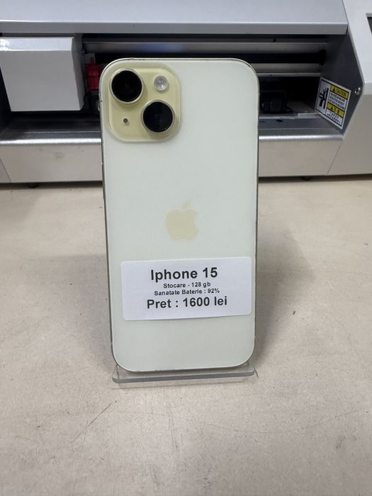 Iphone 15 / 128 gb / 92% baterie / garantie