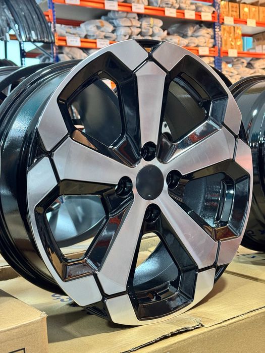 Jante Aliaj EMR Wheels A427 - 4x100 16 Black Diamond LOGAN SANDERO ...
