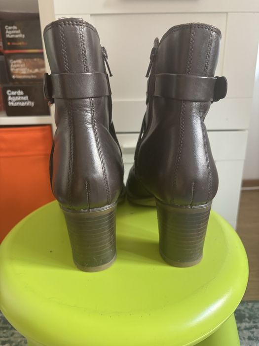 Botine, ghetute elegante piele naturala ECCO 39