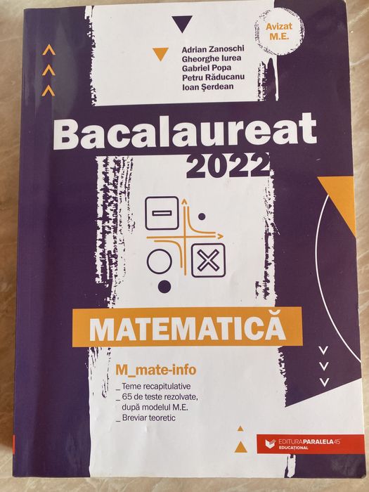 Culegere matematica pentru Bacalaureat