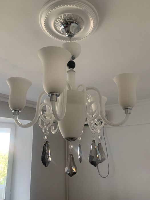 Люстра 5 чашек б/у