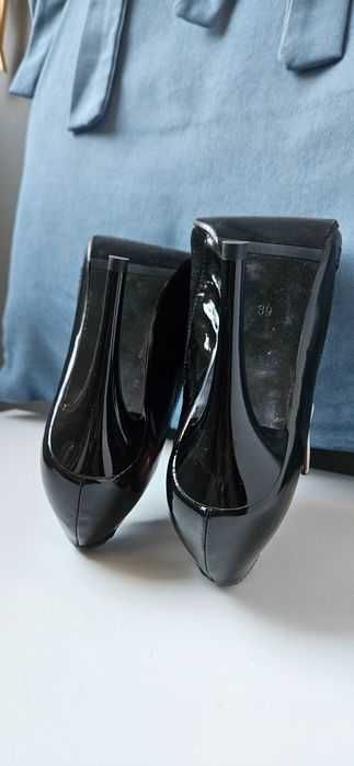 Cizme, botine, ScarpaMore,
toc 10 cm, nr. 39, piele interior exterior