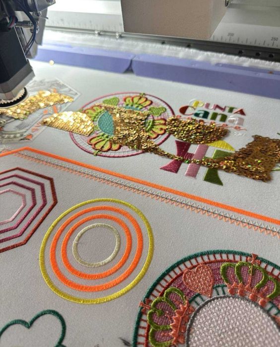 Бродировъчна машина Двуглава 600 мм. х 500 мм. + застъпване