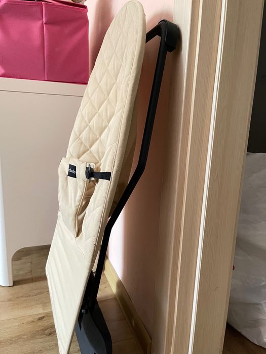 Бежово бебешко гнездо Cotton – люлеещо се