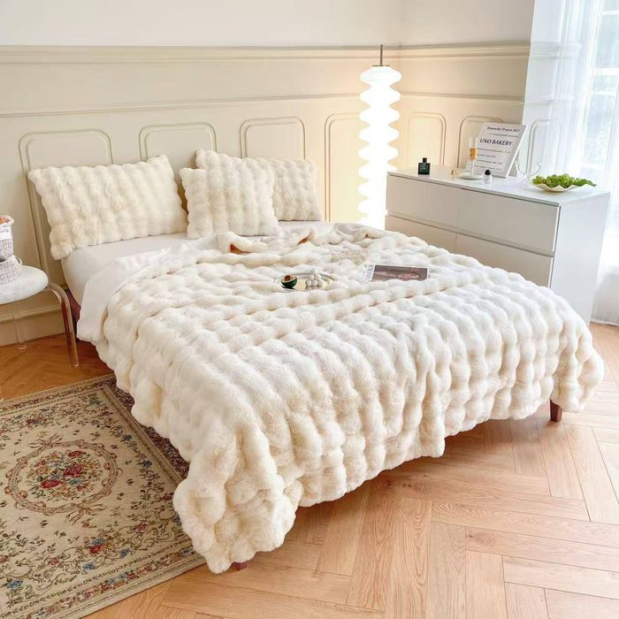 Lenjerie de pat cocolino din blanita de iepuras