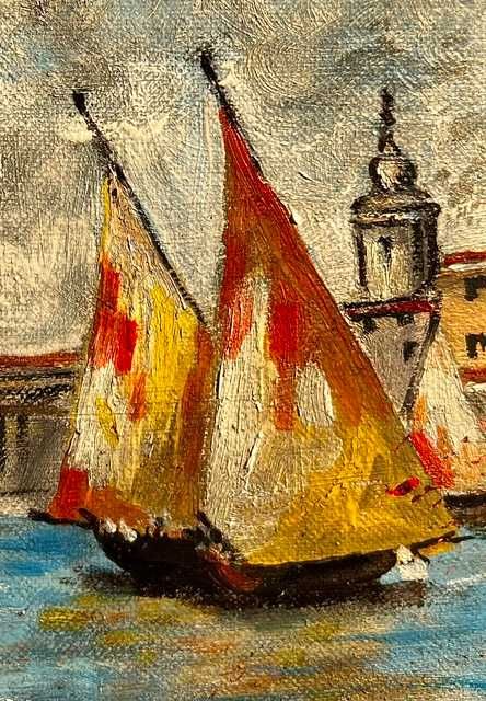Vand tablou "Peisaj marin venetian"
