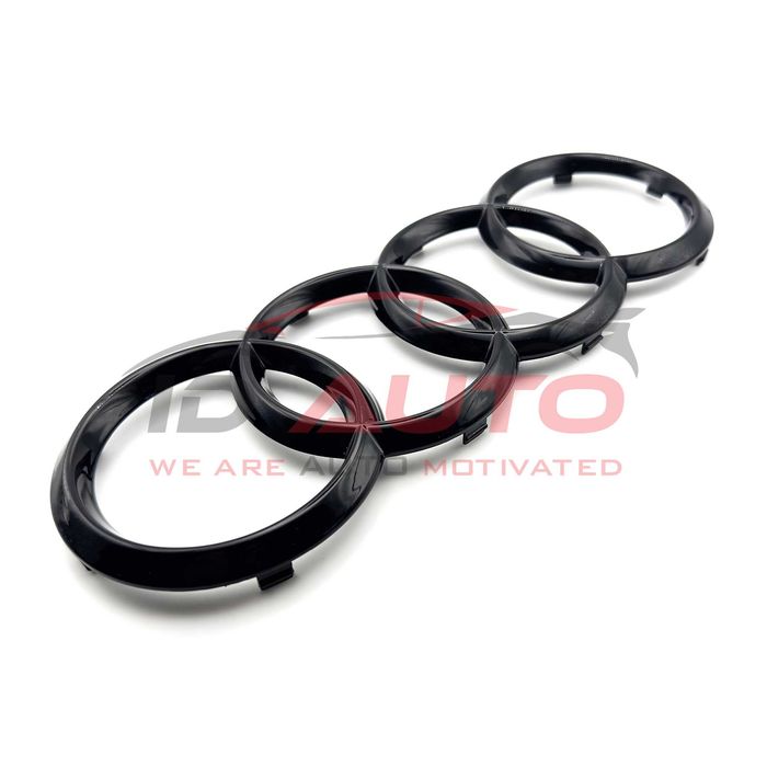 Емблема предна или задна емблема Ауди Audi A5, A4 A7 A8, черен гланц