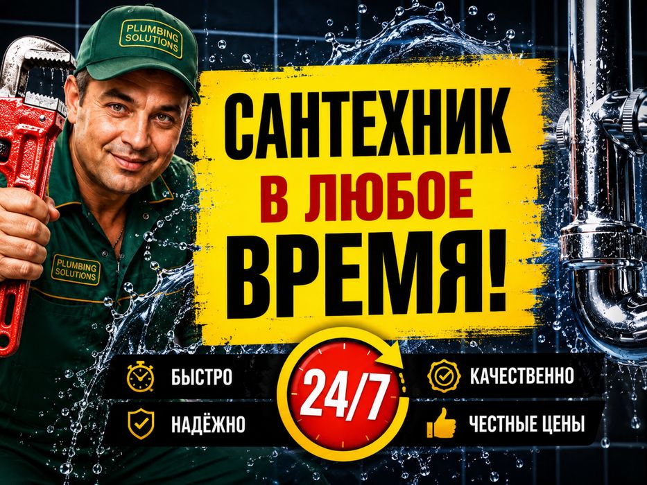 Сантехник в Костанае. Срочный выезд