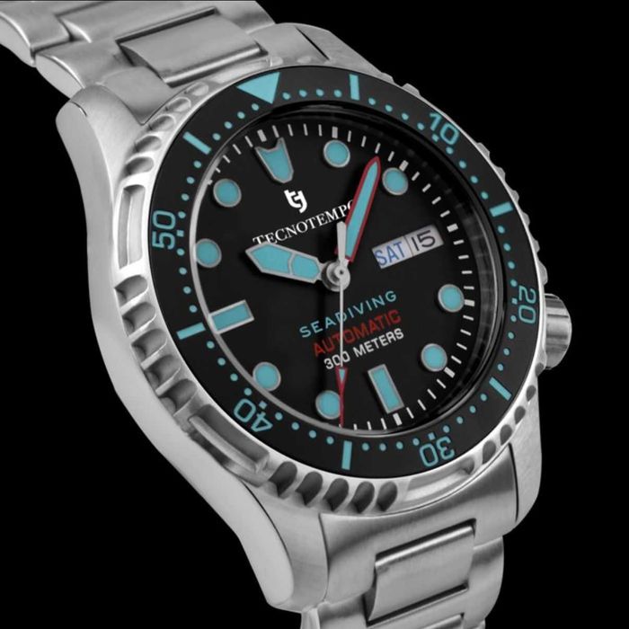 Vand ceas Tecnotempo - Automatic "Seadiving" 300M - Limited Edition - TT.300SD.BAZ - Men - 2020+ Automatic - Steel