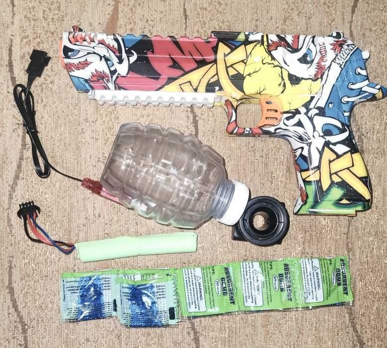 Пейнтбол пистолет Desert Eagle M1911gel Blaster gun