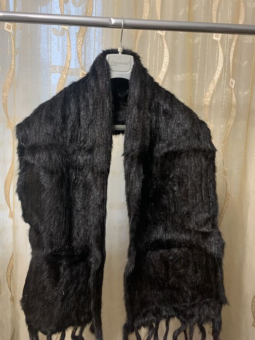 Норковый платок с карманами