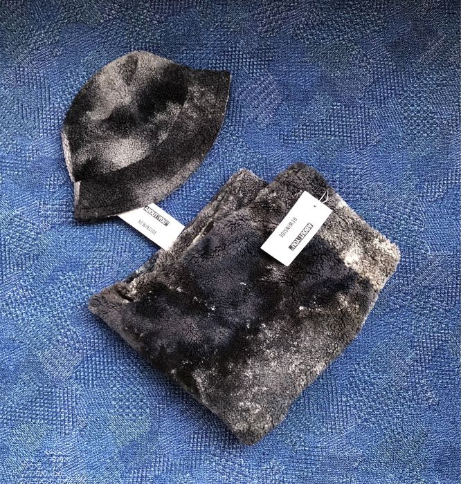 НОВО ABOUT YOU x Rewinside мъжко долнище и шапка идиотка/теди/шерпа М