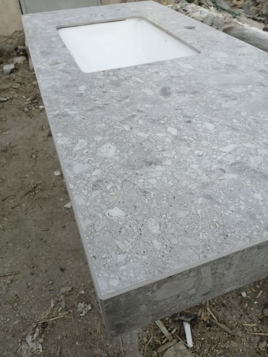 Мивка за баня от мрамор, гранит и гранитогрес