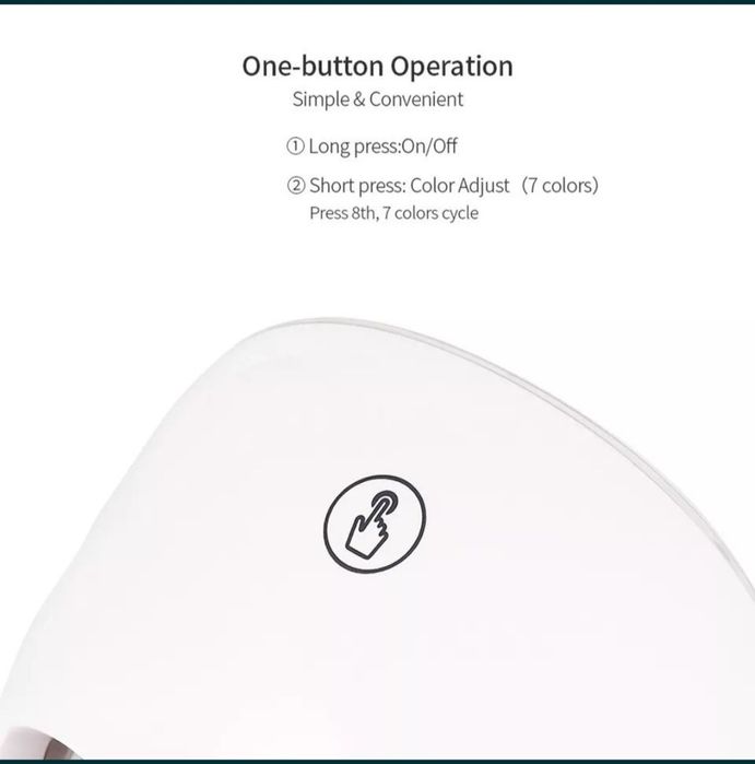 Всетодиодная LED маска для лица творит настоящие чудеса с кожей лица.