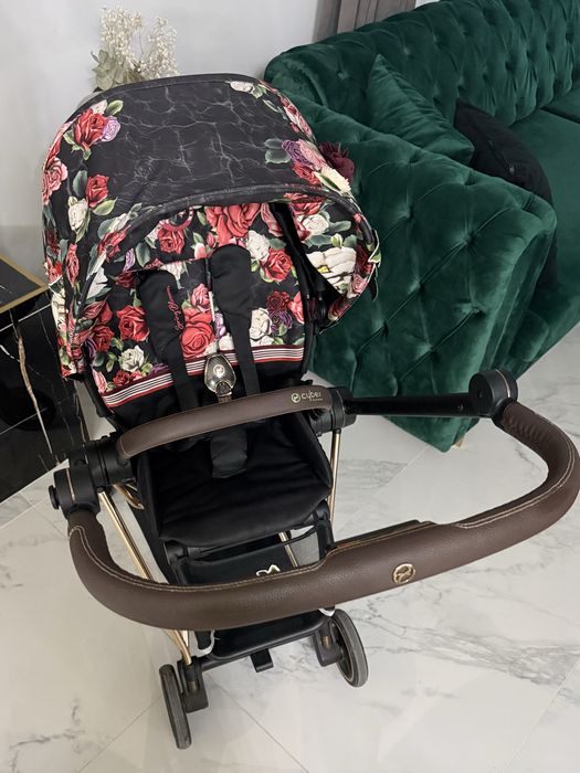 Cybex MIOS Platinum Rose Gold – Spring Blossom Dark
