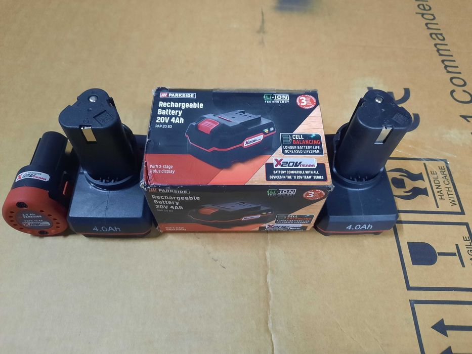 Bormasina Filetanta 20V Parkside Baterie acumulator