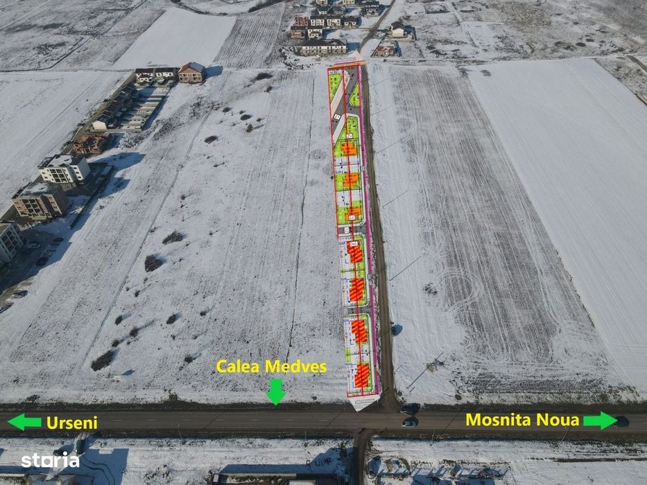 Terenuri pentru dezvoltare imobiliară Blocuri de locuințe | Calea Medv