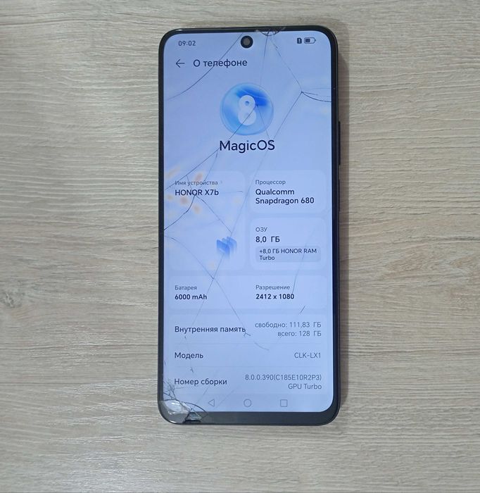 телефон Honor X7b  8/128  б/у
