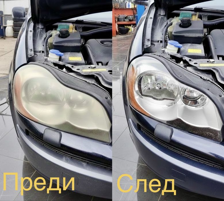 Лампа за химическо полиране на фарове