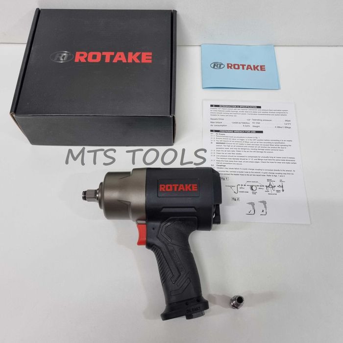 Pistol pneumatic impact 1/2 1680Nm ROTAKE RT-5274